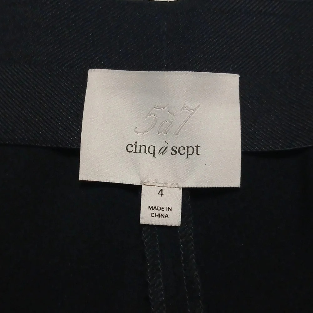 Cinq a Sept Black Boot Cut Flare Pants‎ Size 4